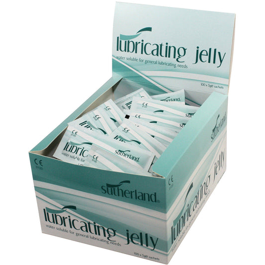 Sutherland Lubricating Jelly 5G Sachets x 100 - Sutherland Health