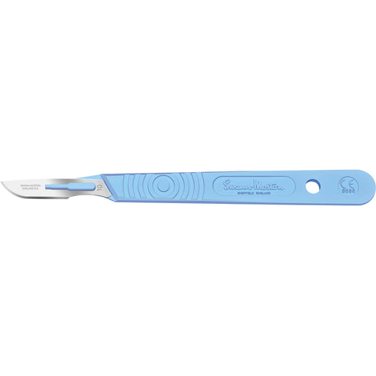 Sterile Disposable Scalpel No.10 Blade with Polystyrene Handle x 10