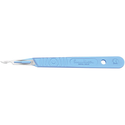 Sterile Disposable Scalpel No.15c Blade with Polystyrene Handle x 10 - 