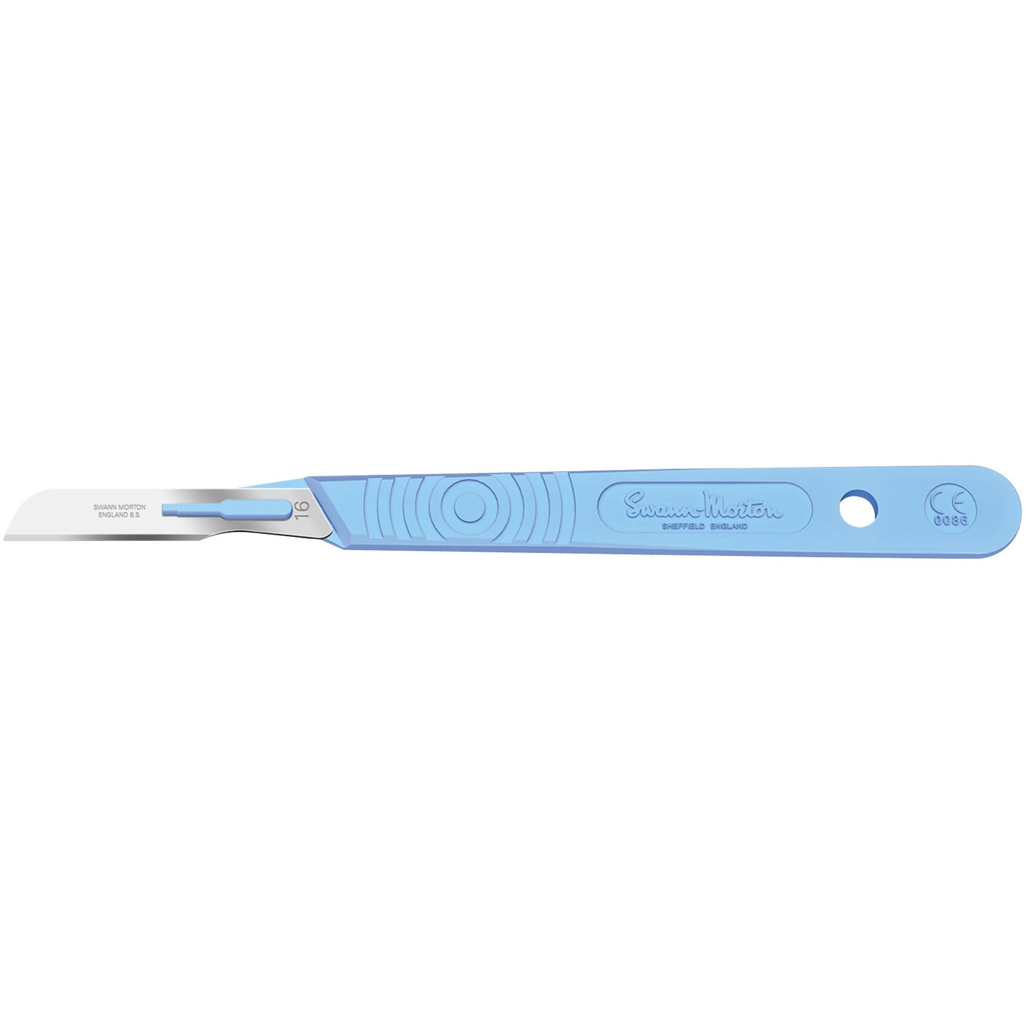Sterile Disposable Scalpel No.16 Blade with Polystyrene Handle x 10 - 