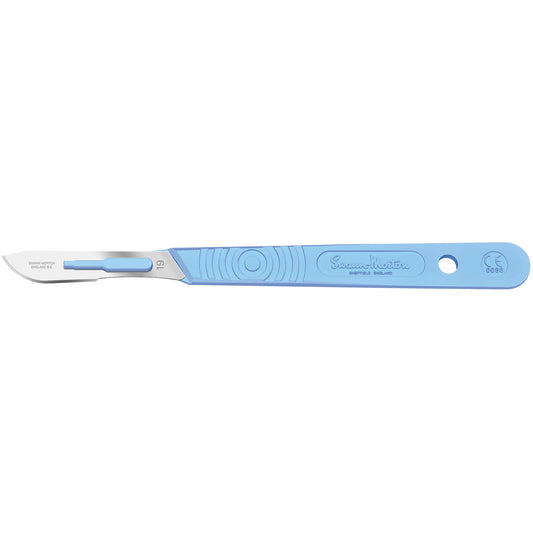 Sterile Disposable Scalpel No.19 Blade with Polystyrene Handle x 10