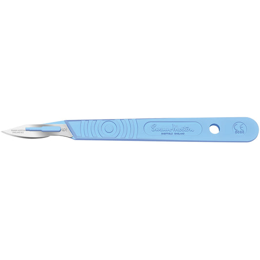Sterile Disposable Scalpel No.6 Blade with Polystyrene Handle x 10