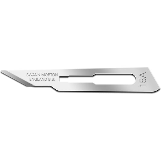 Surgical Scalpel Blade 15A - Carbon Steel - Sterile x 100 - 