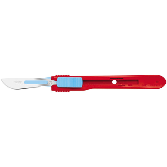 Retractable Safety Scalpel No.4 - Blade 22 - Sterile x 25 - 