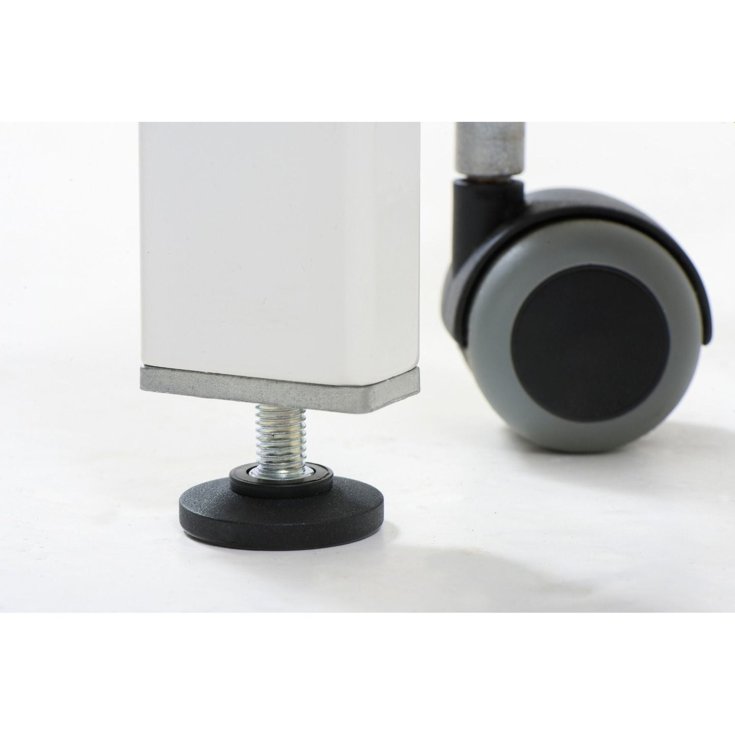 STABIL Komfort - 3-Section Electric / White Frame / Black Upholstery - Stabil