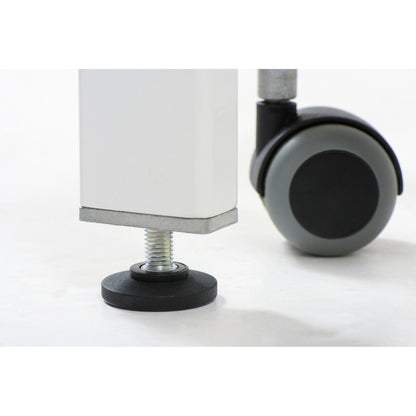 STABIL Komfort - 3-Section Electric / White Frame / Black Upholstery - Stabil