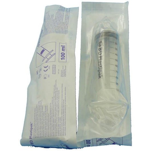 BD Catheter Tip Luer Slip Adaptor Syringes 100ml x 25