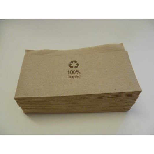 TableSMART 1Ply Large Dispenser Napkin Recycled Kraft x 6000 - Bunzl Catering Supplies