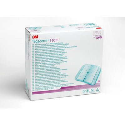 3M Tegaderm™ High Performance Foam Non-Adhesive Dressing - 8.8 x 8.8cm - Box of 10