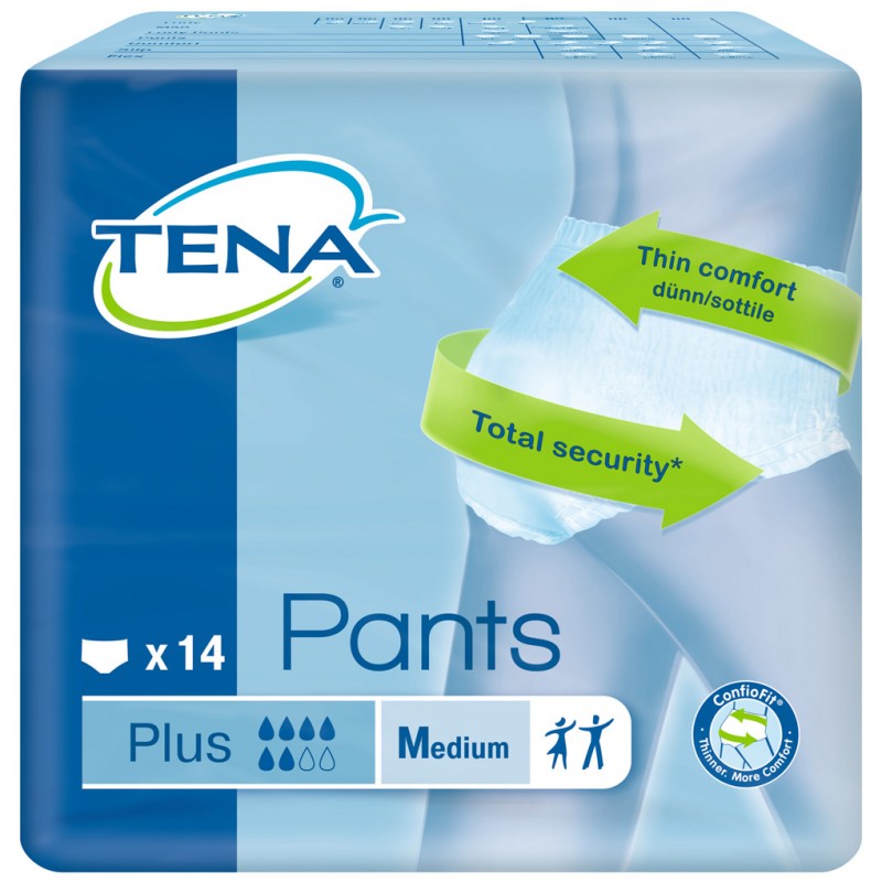 Tena Pants Plus Medium - 14 Pack - Tena