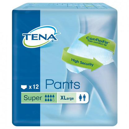 Tena Pants Super X - Large  -12 Pack - Tena