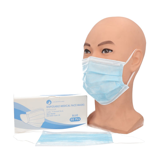 Type IIR Certified Surgical Face Masks - Box of 50 - Clearance - Medscope