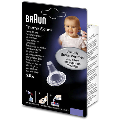 Probe Covers For Braun 4520, IRT6020, IRT6520 & Pro 4000/6000 ThermoScan Thermometers x 100 - 
