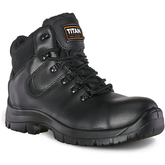 Titan - HIKER Steel Toe Boots - BLACK - 