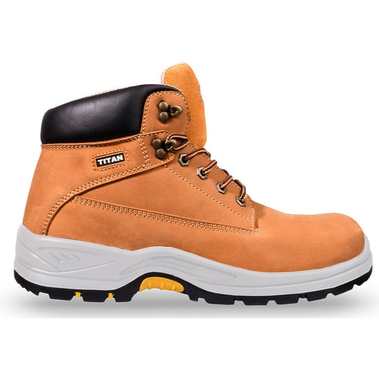 Titan - HOLTON Steel Toe Shoes - HONEY Nubuck - 