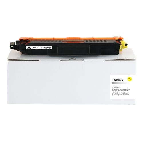 Brother TN247Y Hi Yld Yellow Toner CHIPPED - Compatible - CTS