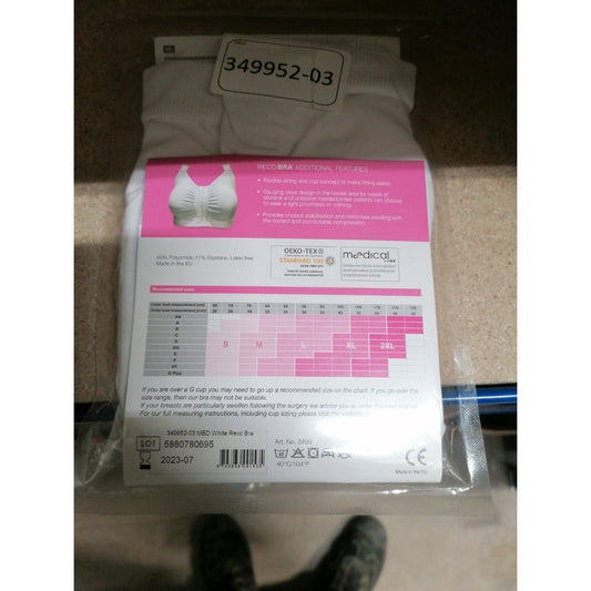 Reco Bra Postsurgical - Medium - White - CLEARANCE - Medscope