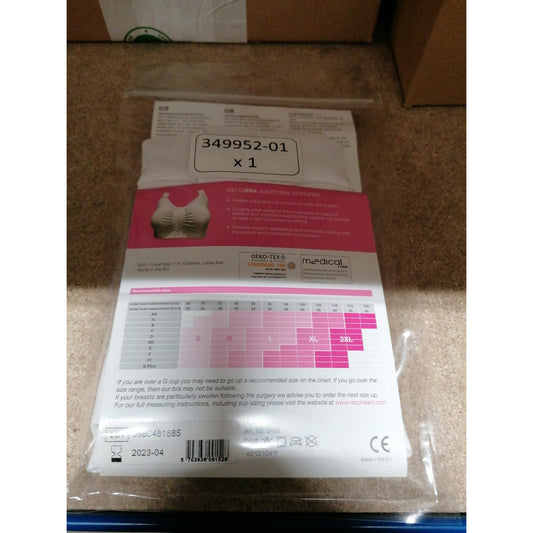 Reco Bra Postsurgical - Small - White - Clearance - Medscope