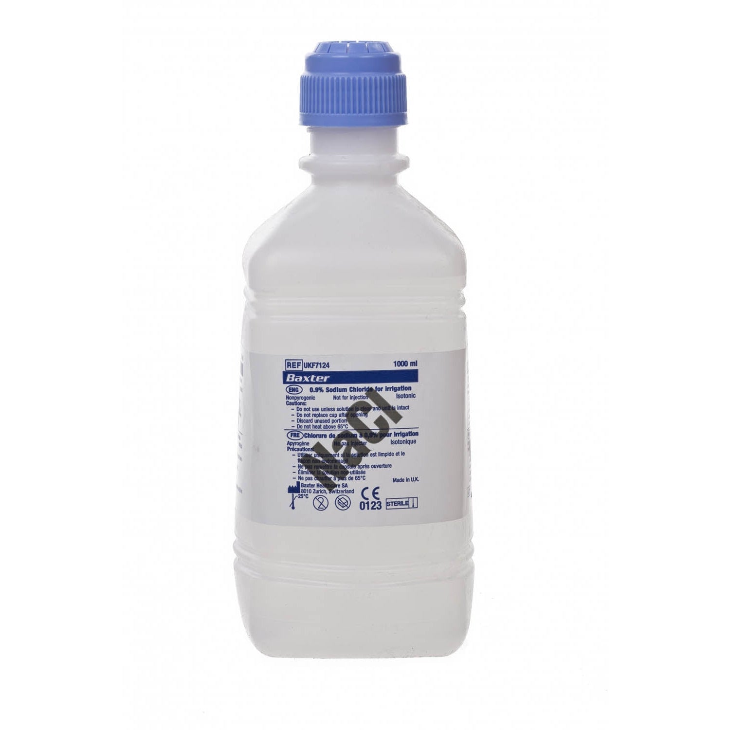 Sodium Chloride 0.9% for Irrigation Pour Bottle – 1000ml - 3S Healthcare