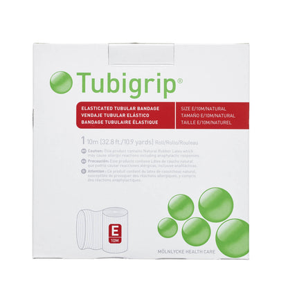 Tubigrip Elasticated Tubular Bandage -  Natural - 10m Roll - Size E - MoInlycke