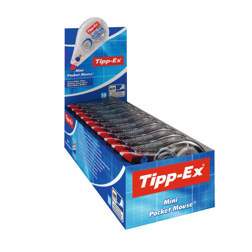 Tippex Mini Pocket Mouse 932564 Pack of 10 - Tipp-Ex
