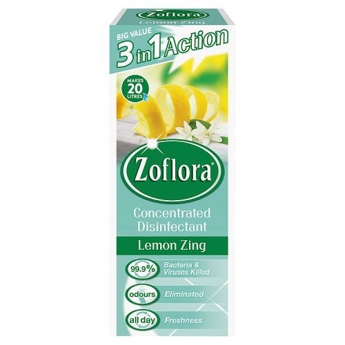Zoflora 250ml on Assortment  - Lemon Zing/Summer Breeze - Pack of 8 - Zoflora