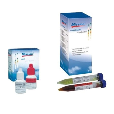 Mission Urinalysis Control Solution, 6 x 5ml btl/kit (3btl Level1;3btl Level 2) - Connect