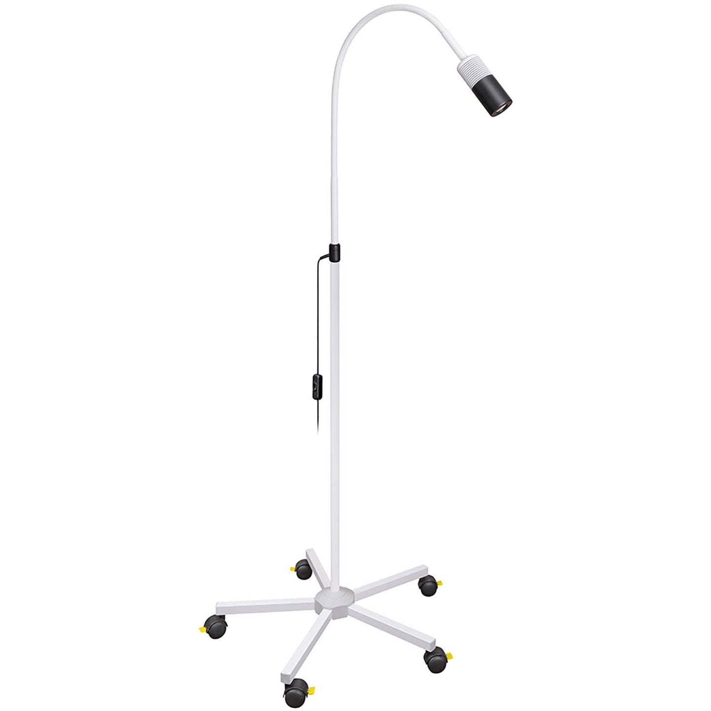 LED Examination Lamp FOCUS on 5-feet-stand - Powder Coated - White - Luxamed