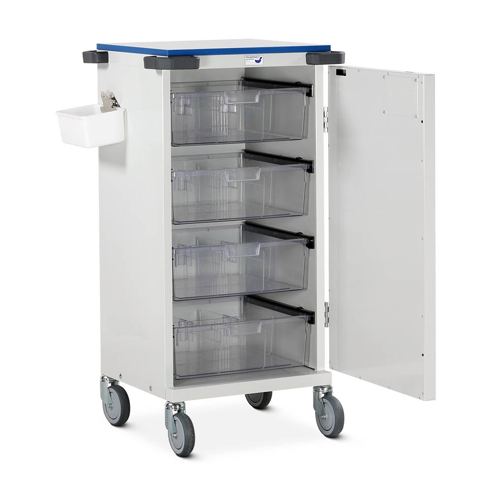 Unit Dosage Trolley - Single Door - Original Packaging - 24 Components - High Security Bolt - Bristol Maid