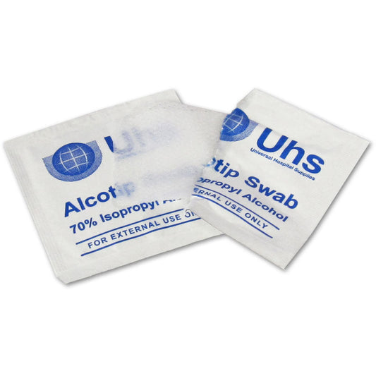Uni-Wipe Pre-Injection Swabs - 70% IPA x 100