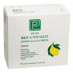 Lemon & Glycerin Mouth Swab Sticks x 75 - 