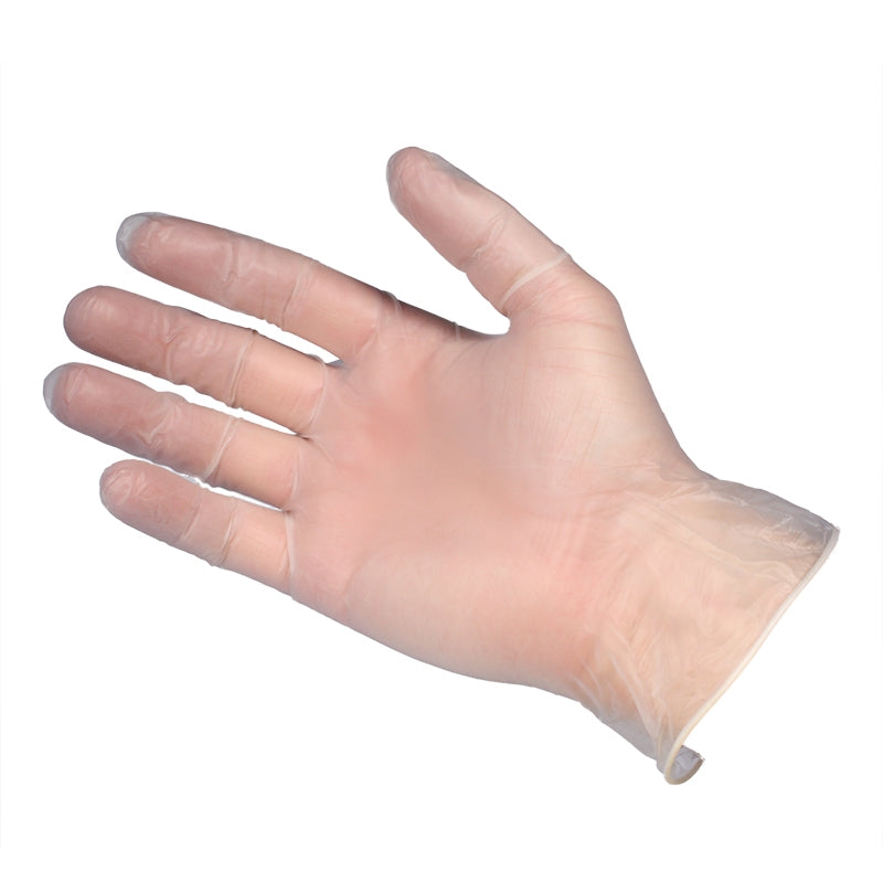 Vinyl Gloves - Clear - Powder Free - Medium x 100