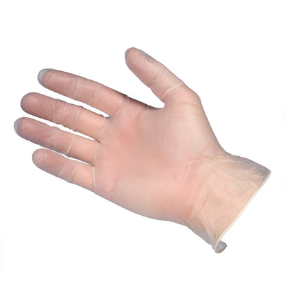 Vinyl Gloves - Clear - Powder Free - Large x 100