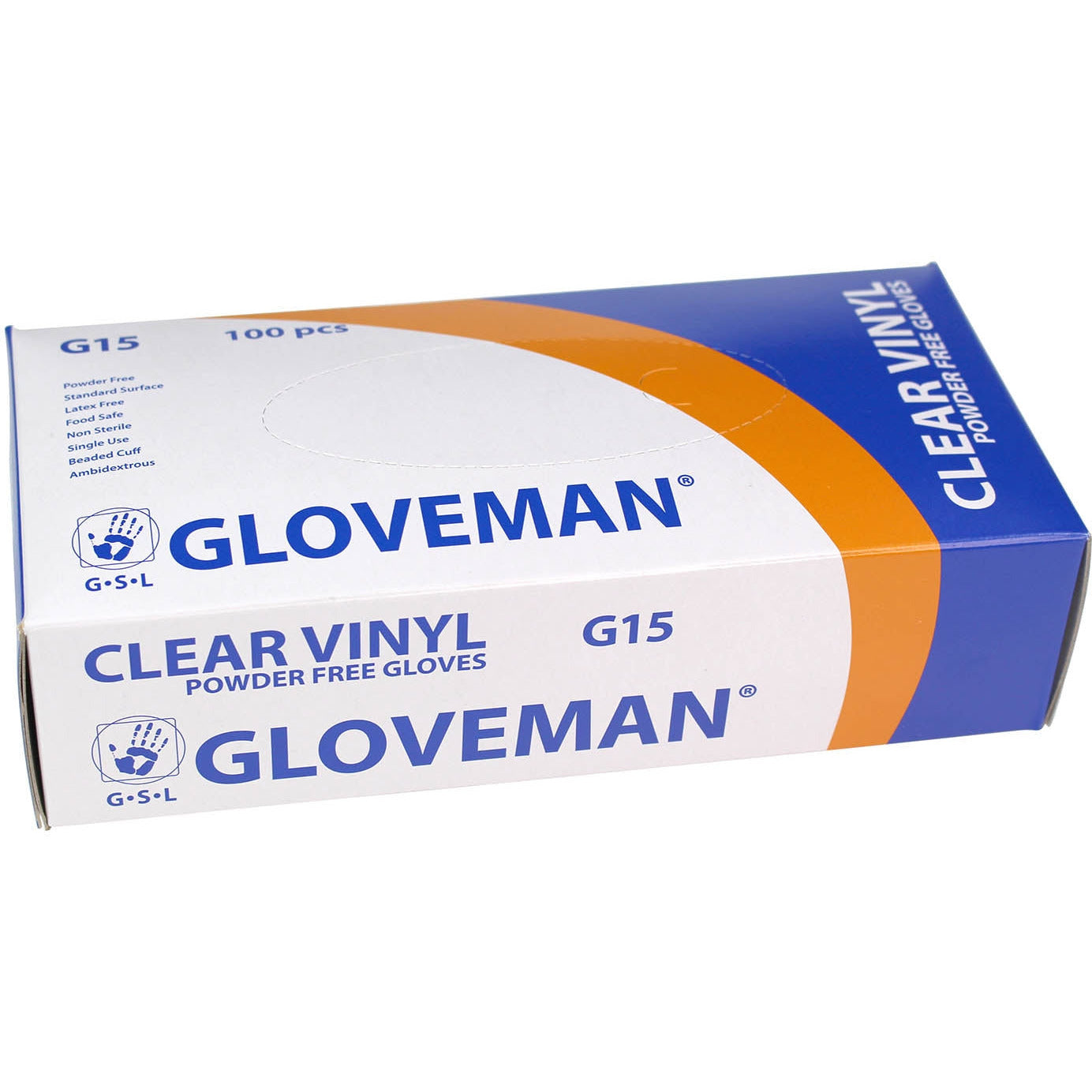 Vinyl Powdered Gloves Clear Extra Large Per 100 - Discontinued