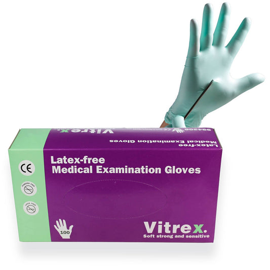 Vitrex Powder Free Gloves - Large x 100 - Richardson Healthcare