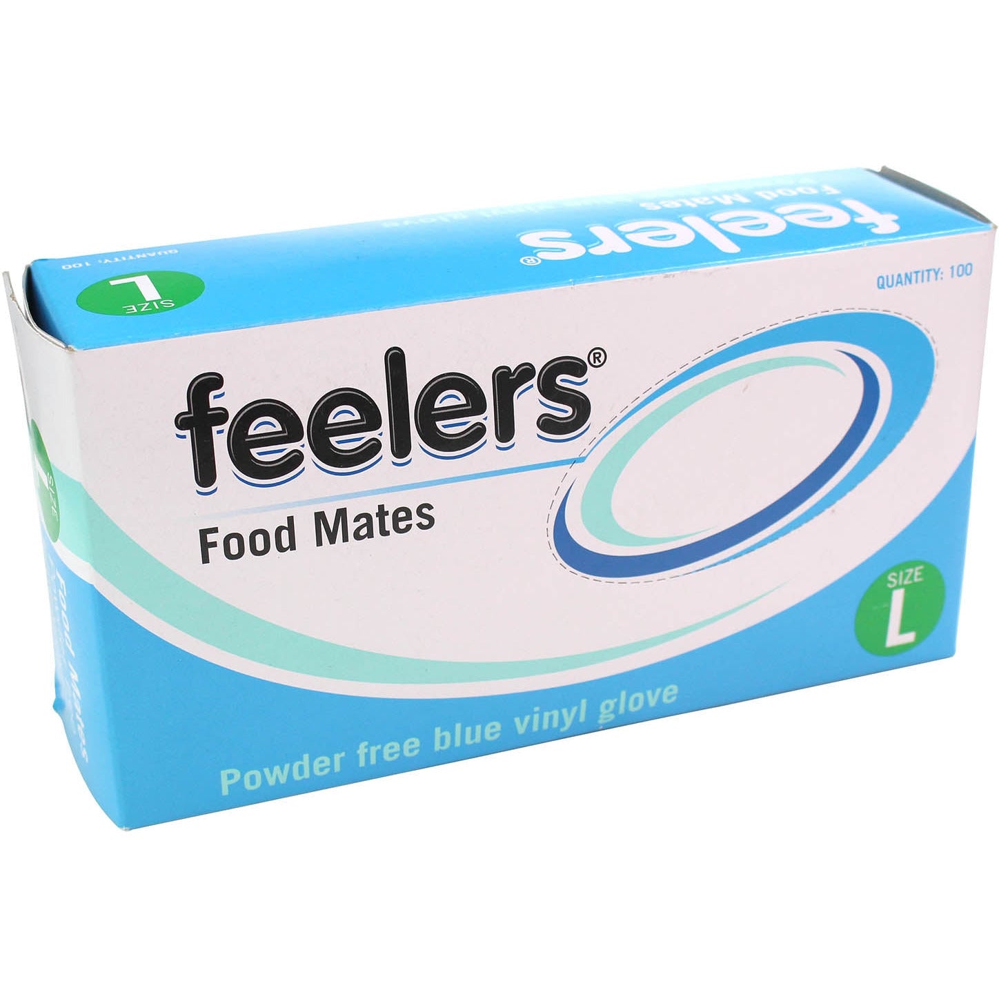 Blue Vinyl Powder Free Gloves - Large - Box Of 100 - Discontinued