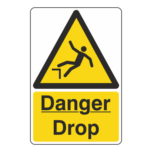 Danger Drop Sign - Medisigns