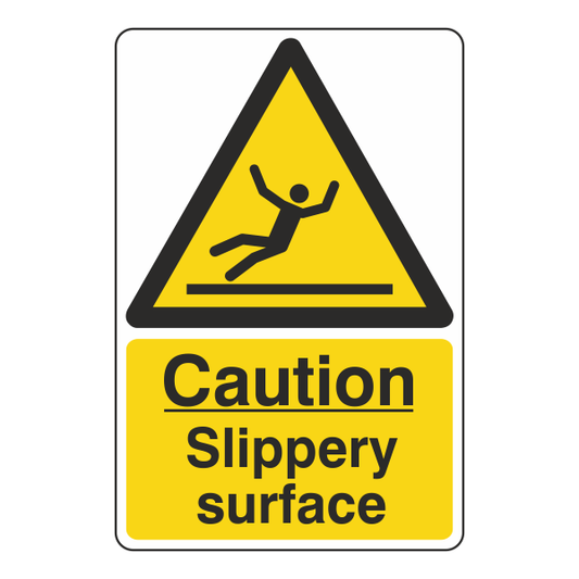 Caution Slippery Surface Sign - Medisigns