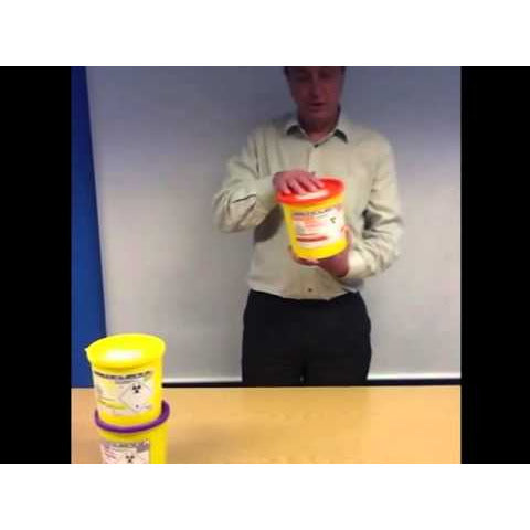 Daniels POUDS Combination Tray Sharps Bin Bracket - 