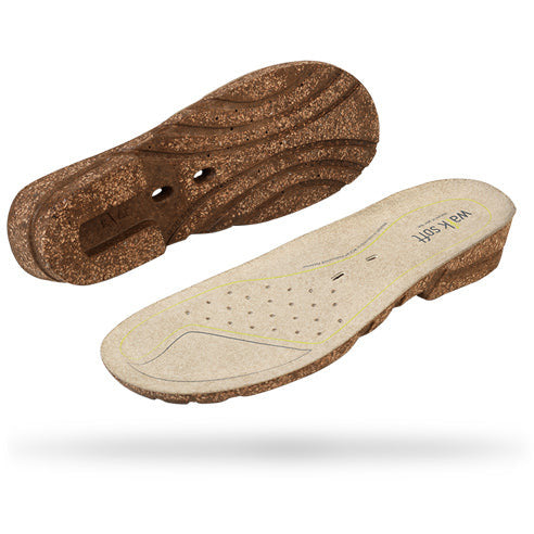 Wock Walksoft Cork Insoles for Clog Shoes