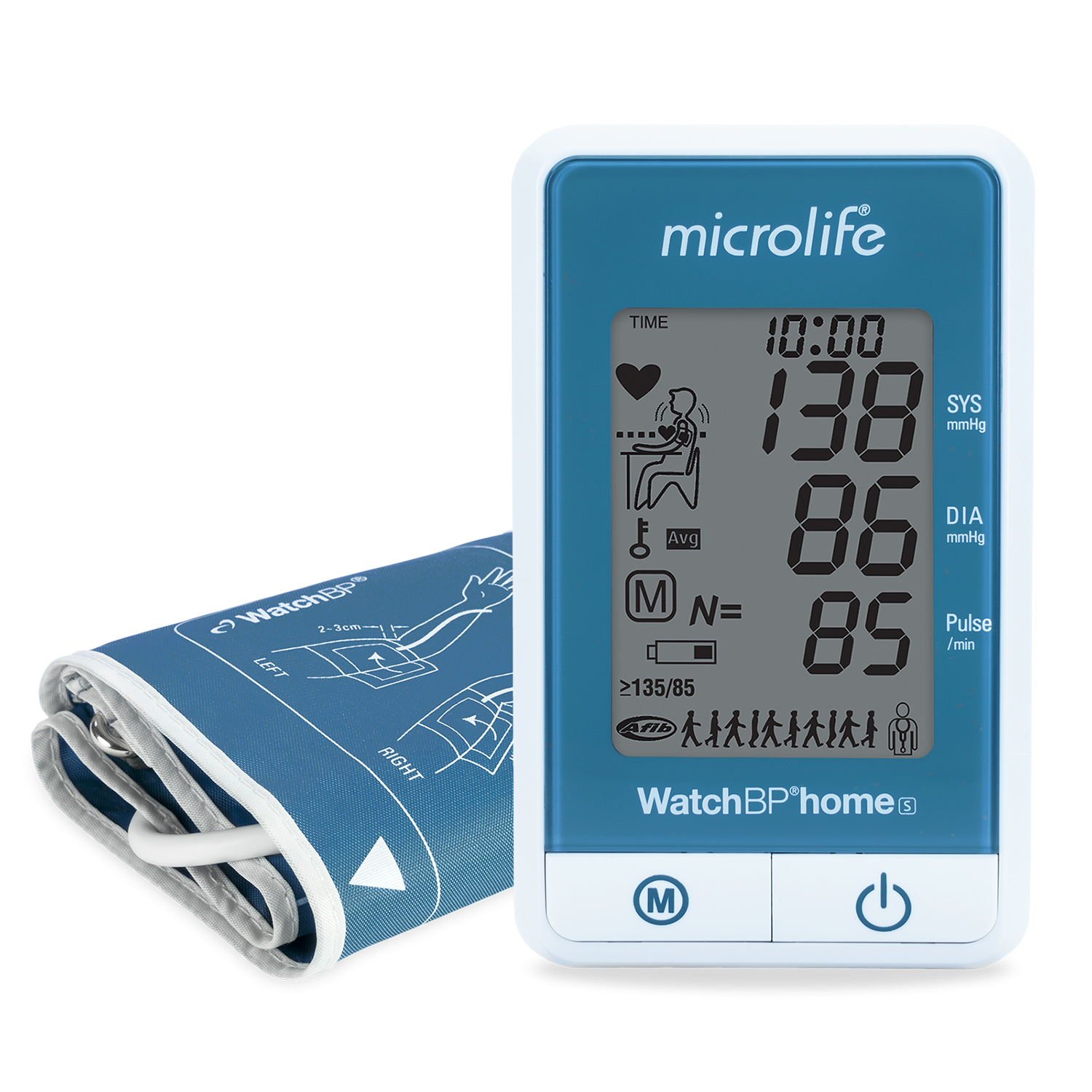 WatchBP Home 'S' Home BP monitor with AF detection function