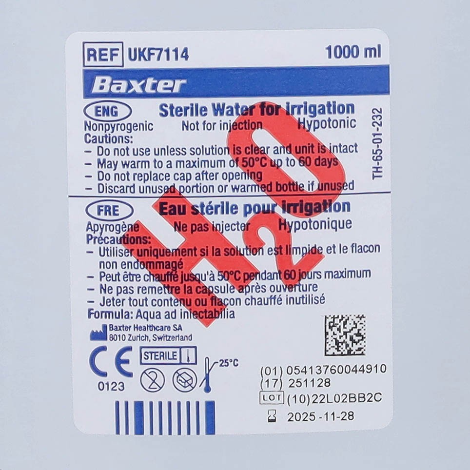 Sterile Water - 1 Litre - Baxter - Baxter