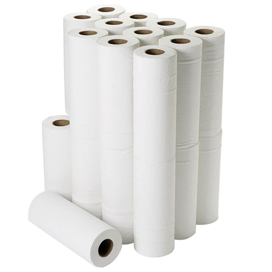 Essentials White Couch Roll 10" - 2ply - 40m x 250mm - Case of 24 - Northwood