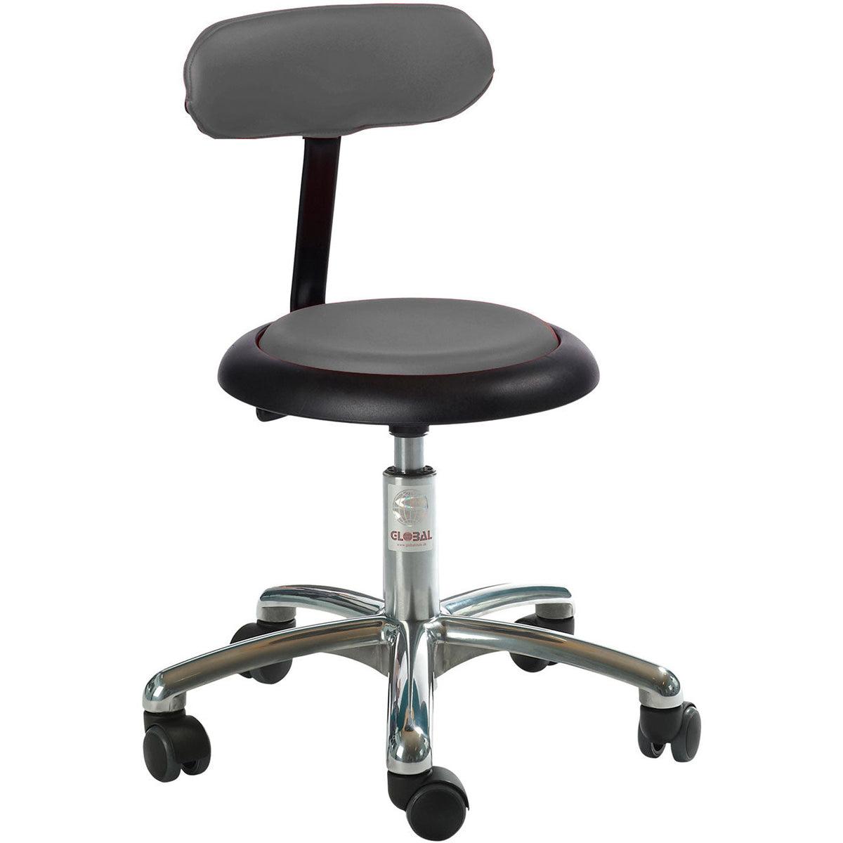 Exercise Spring Stool Micro Stool with Backrest - Low Gas Spring – Medisave UK
