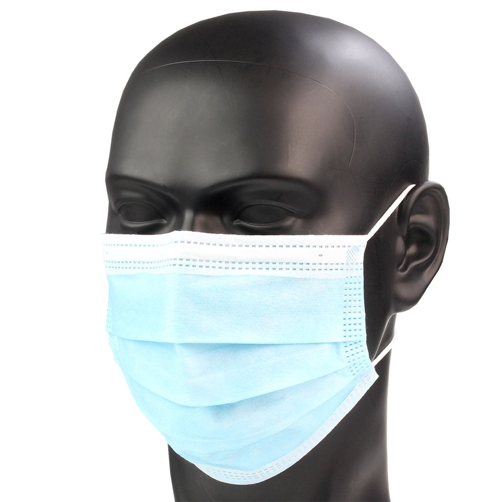 Fluid Resistant Surgical Face Masks Type IIR (Box of 50 Masks) - Wondo