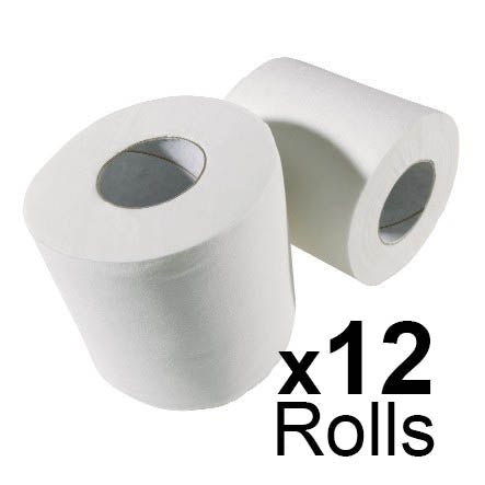 Mini Jumbo 2 Ply White 2.25" - Pack of 12 - Fourstones