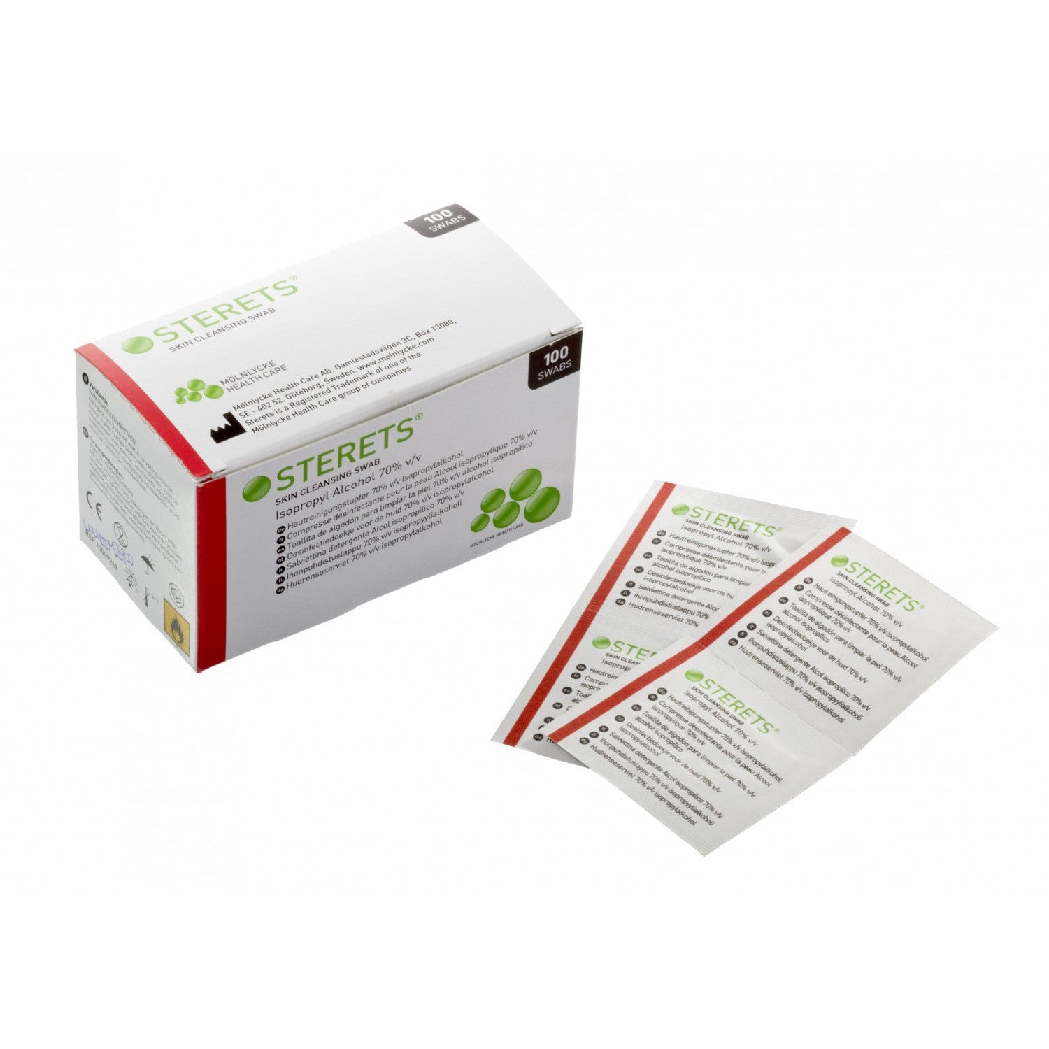 Uni-Wipe Pre-injection Swabs per Box of 100 – Medisave UK