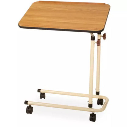 Overbed Table with Casters  - Oak - Alerta
