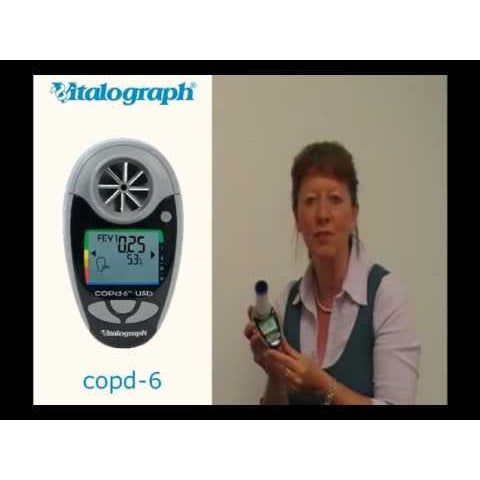 Vitalograph 4000 Respiratory Monitor copd-6 usb